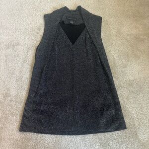 Grace Elements Black and Silver Knit Top